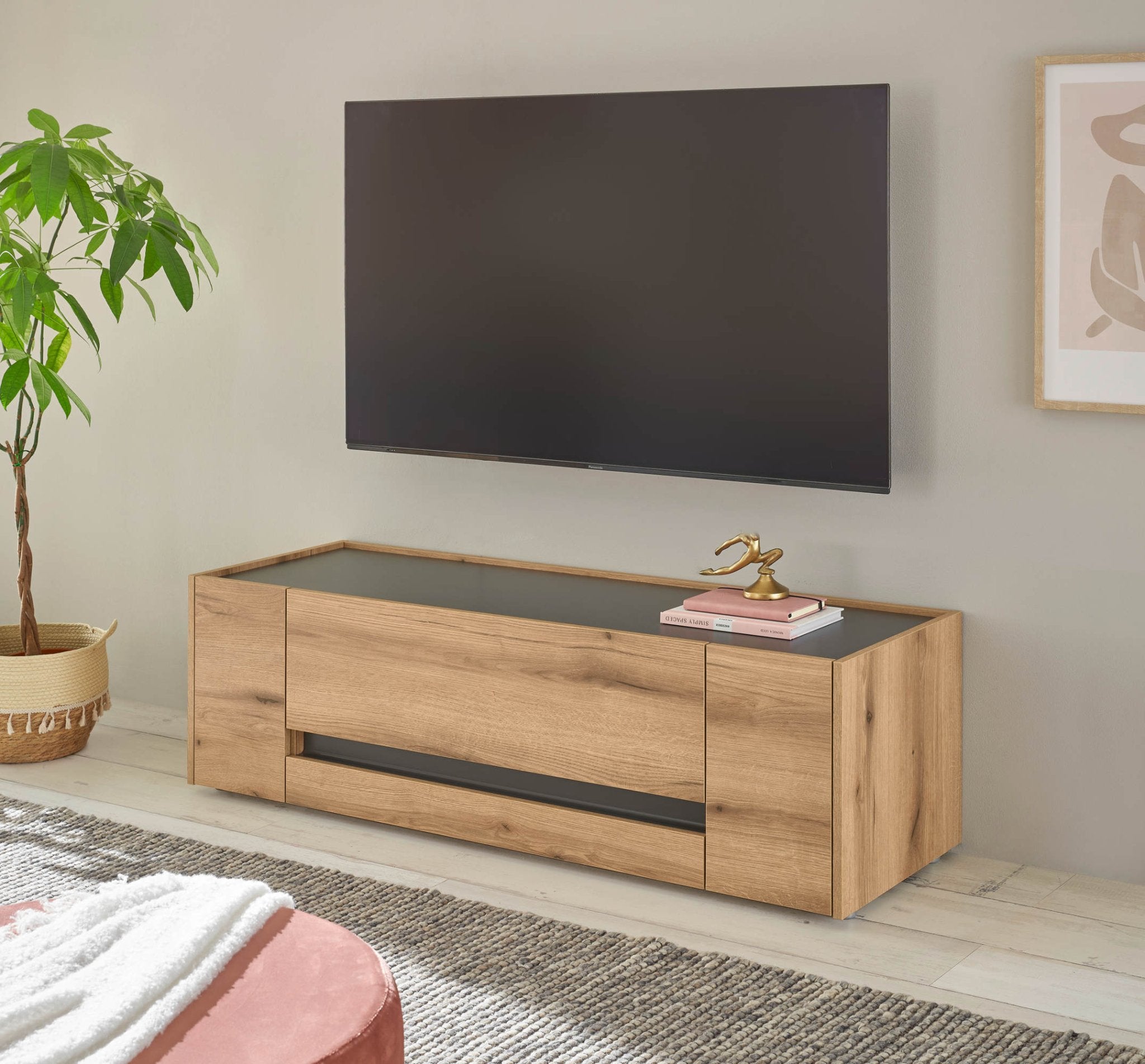 Lowboard Eiche 140 cm Boston