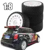 1/7 1/8 WRC Rallye-Autoreifen – 100 mm große Größe, 17 mm Sechskantnabe, hohe Traktion für Thor KM Citroën C3 Feishen Mustang (4 Stück)