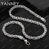 925 Sterling Silber 20 Zoll Hip Hop Kette Halskette Männer Frauen Mode Charme Hochzeits feier begünstigt Schmuck