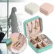 Mini scatola portaoggetti portatile per gioielli in pelle PU da viaggio per la casa, bracciale, orecchini, vetrina per gioielli da donna