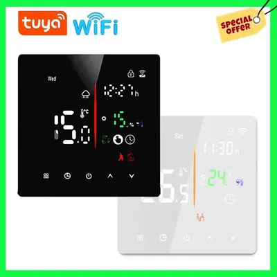 LBER Tuya Wifi Smart Thermostat Programmierbarer Thermostat für Haus 3A Wasserheizung/Wandkessel Universal