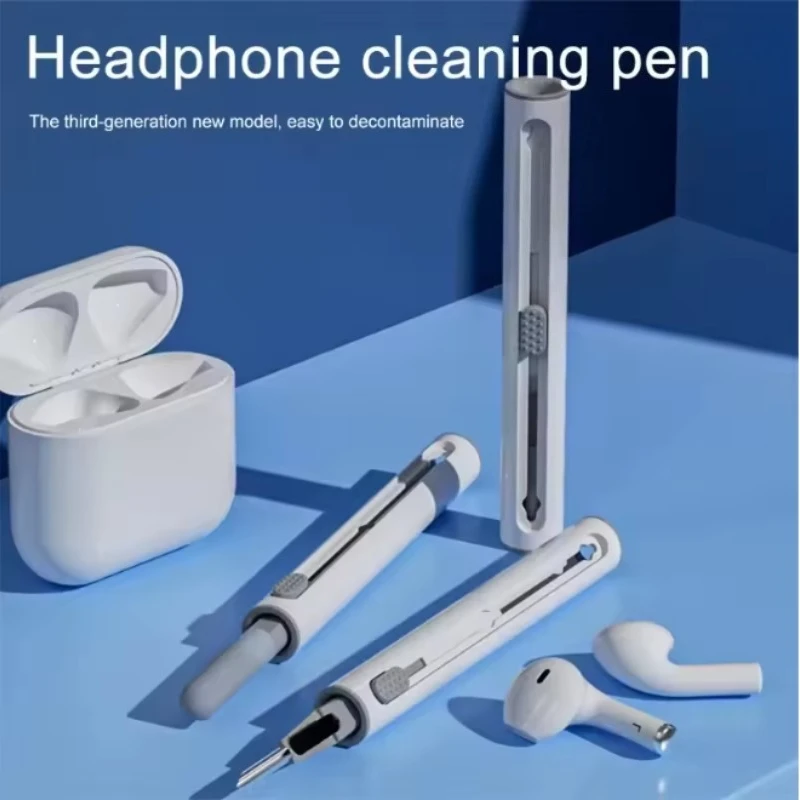 Kopfhörer-Drei-in-Eins-Slider, Reinigungsstift, Bürste der Airpods 3 Pro-Serie, Ohrstöpsel-Reinigungswerkzeug, Ohrstöpsel-Reinigungswerkzeug Image