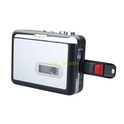 Cassette Tape Player Record Tape to MP3 Digital Converter USB Cassette Capture for Laptops and Personal Computers