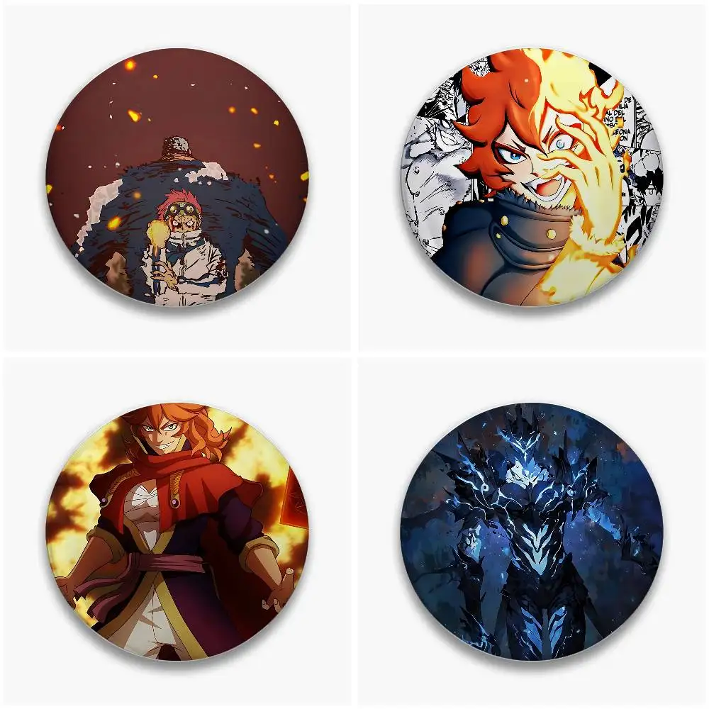 Mereoleona Anime V-Vermillion Abzeichen Weißblech Soft Button Pin Brosche Metall Abzeichen Custom Schmuck Zubehör Hut Tasche Revers Image