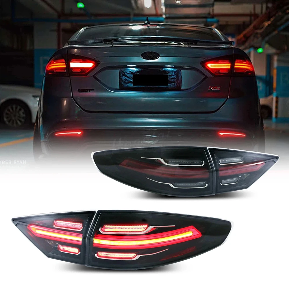 Luci posteriori a LED per Ford Fusion Mondeo 2013-2016 Lampade posteriori Fanali posteriori Fendinebbia posteriori Indicatori di direzione dinamici Set di luci per auto