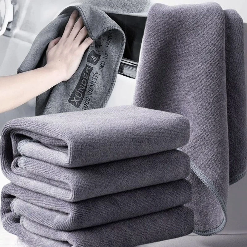 1/5 stücke Auto waschanlage Mikro faser tuch Reinigung Trocken tuch Säumen Auto pflege tuch High-End Detail lierung Wasch handtuch für Auto 30x30/60cm Image