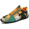Lässige Sportschuhe Herren-Turnschuhe Neue große Herrenschuhe Mode Herren-Loafer mit dicken Sohlen Outdoor Running Punk-Schuhe