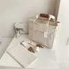 Kleinkind Baby Windel Tasche für Frauen INS Einfachheit Beige Schwarz Farbe Kinderwagen Tasche Tragbare Große Kapazität Baby Zeug Lagerung Tasche