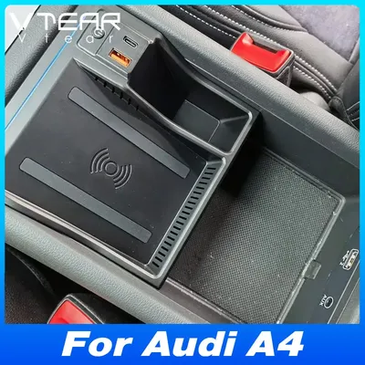 For Audi A4 B9 RS4 A5 RS5(2017-2024) Wireless Car Charger - Fast Charging Mobile Phone Panel Adapter | Modification Accessory