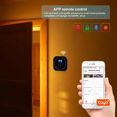 KERUI G12 Wireless Tuya Home Alarm System Kit WiFi GSM Home Security System mit Tür- und Bewegungssensor Smart Life App-Steuerung