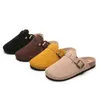 Damenschuhe Damen geschlossene Zehen Hausschuhe Damen Sandalen Retro Mode Garten Clog Rutsche 2024 neue Hausschuhe