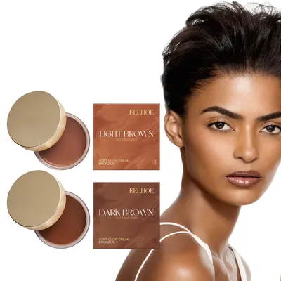 Brown Tanning Cream Sunless Self Tanning Body Bronzer Summer Beach Outdoor Natural Tanning Moisturizing Treatment Black Cream