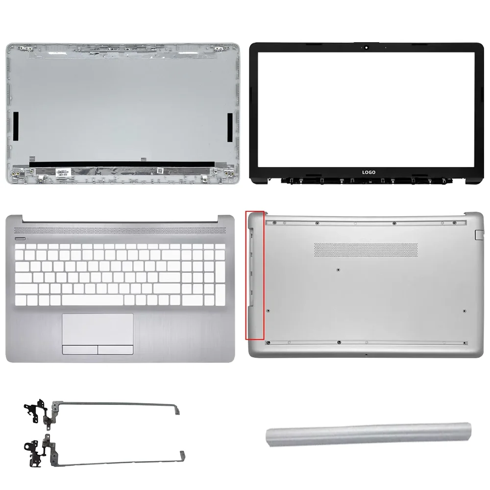 Für 15-DA 15-DB 15-DR 15-DX 250 G7 TPN-C135 TPN-C136 Neue Laptop LCD Back Cover Vordere Lünette Palmrest Scharniere Abdeckung Boden Gehäuse Image