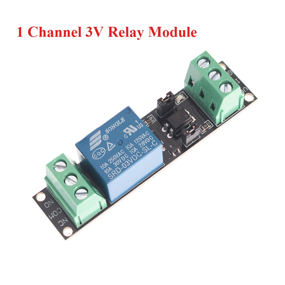 DC 3V Einkanal-Relais mit hohem Niveau, isoliertes Antriebssteuermodul, optokoppler-Relais, isolierte Steuerplatine Image