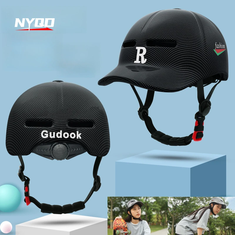 Fahrradhelm GUDOOK Neue Baseballmütze Sonnenschutzhut Erwachsener Fahrradhelm Mountain Road Helme Einstellbare Größe Fahrrad Image