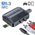 Ricevitore audio NFC Bluetooth 5.3 3.5mm AUX RCA USB U-Disk/TF HIFI Stereo Musica Adattatore wireless 5.0 con microfono per altoparlante kit auto