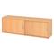 bümö Lowboard Schiebetürenschrank in Buche - Büromöbel Sideboard aus Holz, 160 cm breit, Büroschrank nur 40 cm schmal, Büro Schrank mit Schiebetüren