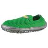 Barfußschuh LEGUANO "LEGUANITO SCIO", Kinder, Gr. 27, grün, Textil, sportlich, Schuhe, Sneaker, Slipper, Schlupfschuh, Komfortschuh im Knitwear Look