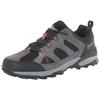 Wanderschuh JACK WOLFSKIN "TRAIL HIKER LOW M", Gr. 47, grau, orange, Synthetik, sportlich, Schuhe