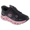 Slip-On Sneaker SKECHERS "GLIDE-STEP ALTUS-FAST LANE", Damen, Gr. 38, lila (schwarz, mauve), Textil, sportlich, Schuhe, Laufschuh, Trainingsschuh mit dämpfender Glide Step Sohle