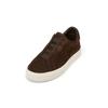 Sneaker MARC O'POLO "aus Veloursleder", Herren, Gr. 45, braun (schwarz earth), Obermaterial: 100% Leder (Rind), unifarben, Schuhe