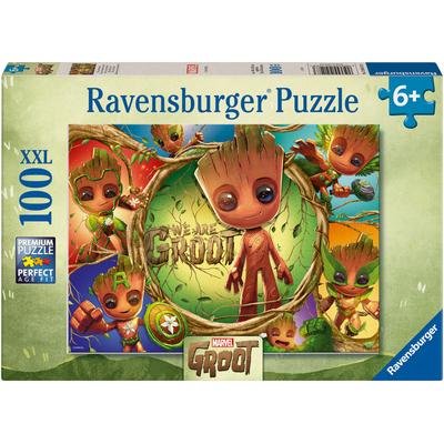 Puzzle RAVENSBURGER "Marvel Avengers - Wir sind Groot", bunt, Puzzles, KinderB:49,3cm H:36,2cm, Motiv, Made in Germany, B:49,3cm H:36,2cm