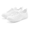 Sneaker VIVANCE "Halbschuh, Freizeitschuh", Damen, Gr. 40, weiß, Obermaterial: 50% Lederimitat, 50% Textilmaterial. Futter: 100% Textilmaterial. Decksohle: 100% Textilmaterial. Laufsohle: 100% Synthetik, unifarben, casual, Schuhe, mit Kordelzug und...