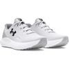 Laufschuh UNDER ARMOUR "UA Charged Surge 4", Gr. 45, weiß, halo gray, schwarz, Textil, Synthetik, sportlich, Schuhe