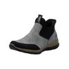 Stiefelette RIEKER "Rieker Stiefelette Lederimitat", Damen, Gr. 38, schwarz, stone, Lederimitat, casual, Schuhe