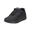 Sneaker SKECHERS "Skechers Sneaker Lederimitat", Herren, Gr. 45, schwarz, Lederimitat, casual, Schuhe