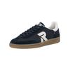 Sneaker RIEKER "Rieker Sneaker Glattleder", Herren, Gr. 48, pazifik, Glattleder, casual, Schuhe