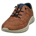 Slip-On Sneaker BUGATTI, Herren, Gr. 41, braun (cognac), Lederimitat, sportlich, Schuhe, Sneaker, Schlupfschuh, Freizeitschuh mit Logoverzierung