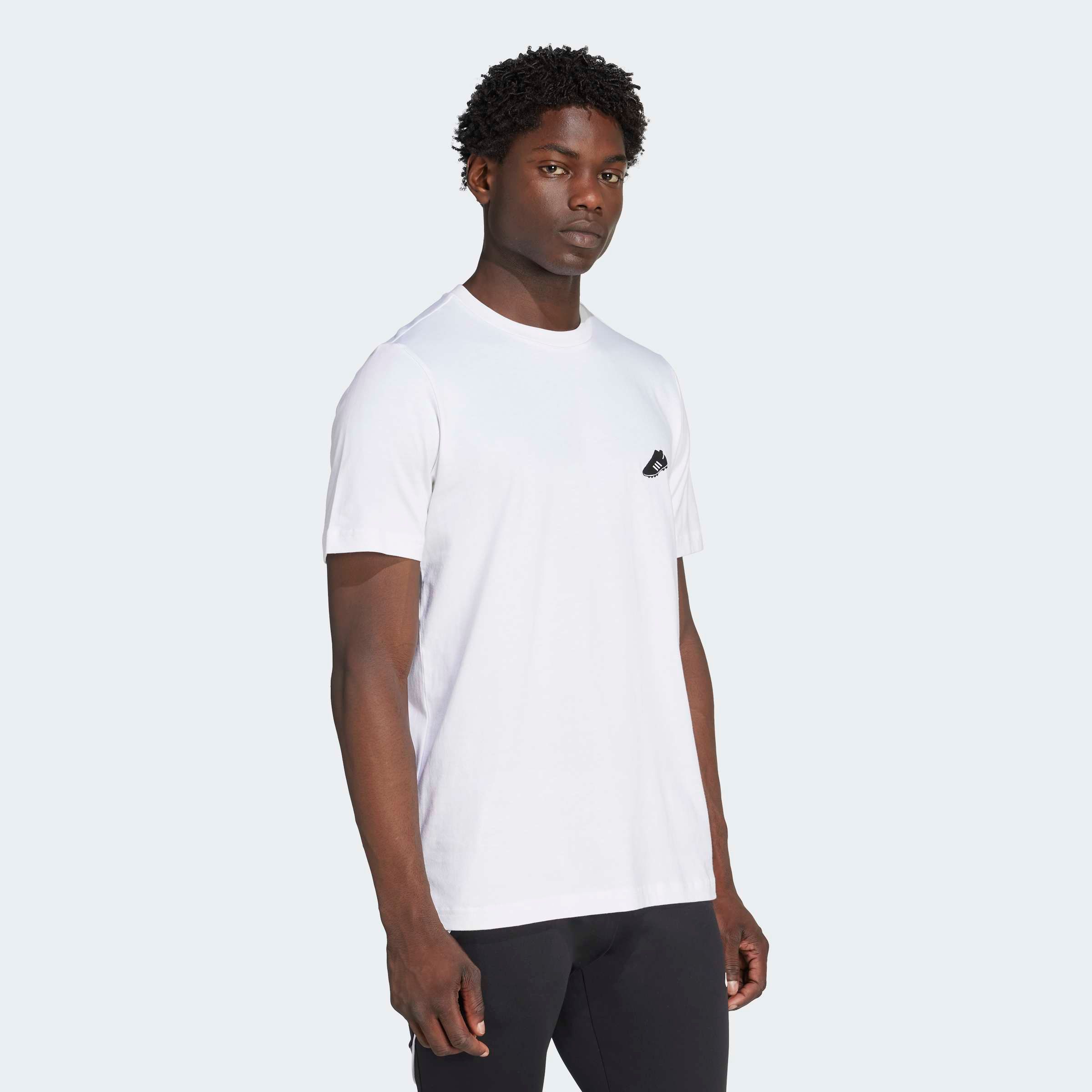 Trainingsshirt ADIDAS PERFORMANCE "COPA SIGN G T", Herren, Gr. L, weiß, Obermaterial: 100% Baumwolle, Shirts