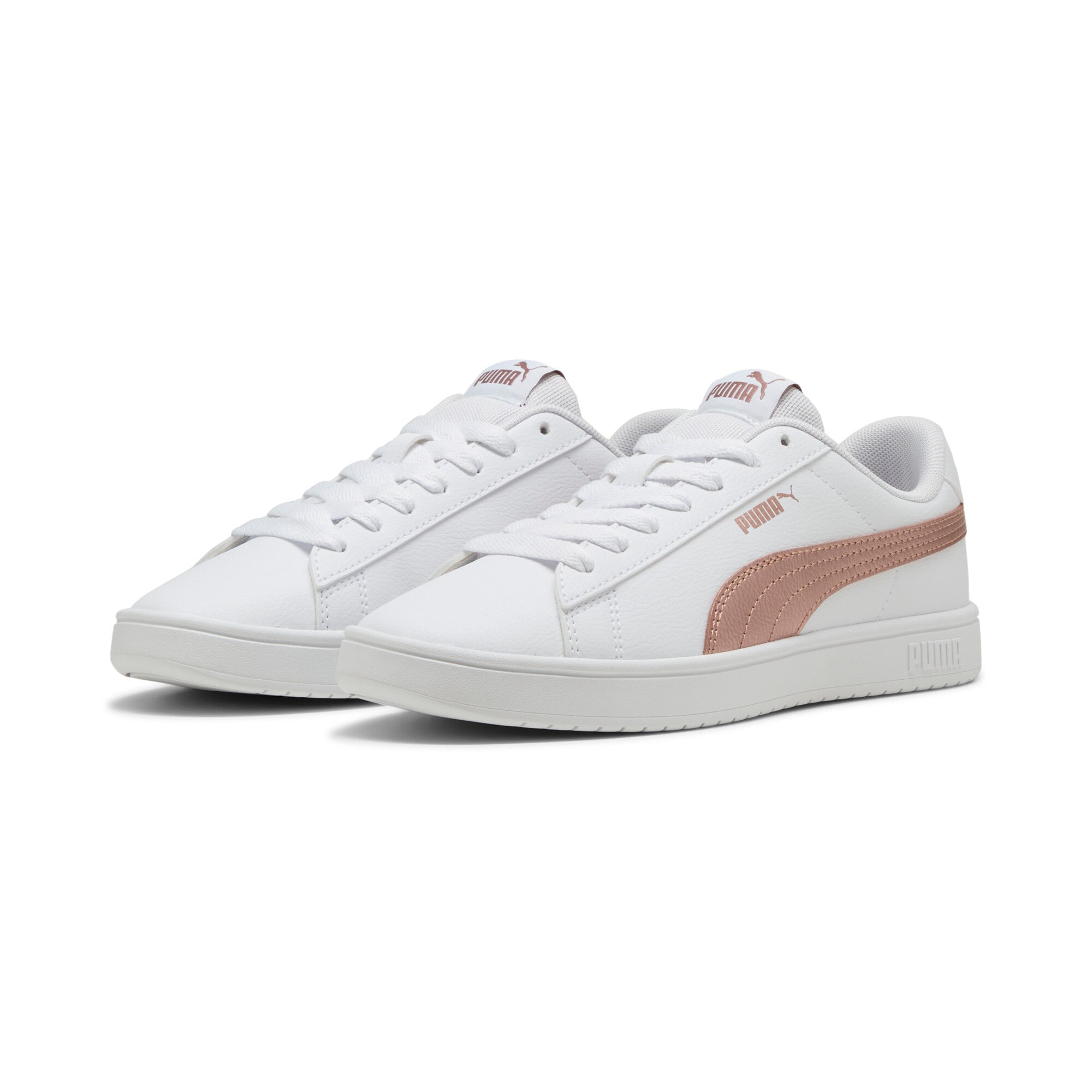 Sneaker PUMA "RICKIE CLASSIC", Damen, Gr. 40, rosa (puma weiß, rose gold), Synthetik, unifarben, Schuhe Sneaker