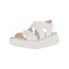 Keilsandalette GABOR "Gabor Sandalen Nappaleder", Damen, Gr. 39, braun (latte), Nappaleder, casual, Schuhe