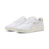 Sneaker PUMA "COURT LALLY DAYINIGHT", Gr. 42, weiß (puma weiß, puma weiß, puma gold), Synthetik, sportlich, Schuhe