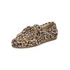 Slipper PAVEMENT "Pavement Slipper Leder", Damen, Gr. 38, braun (leopard), Leder, casual, Schuhe