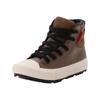 Sneaker CONVERSE "CHUCK TAYLOR ALL STAR BERKSHIRE BOO", Gr. 34, grounded, schwarz, light dune, Leder, sportlich, Schuhe