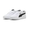 Sneaker PUMA "COURT CLASSIC CLEAN JR", Gr. 35,5, schwarz-weiß (puma weiß, puma schwarz), Synthetik, sportlich, Schuhe