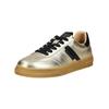 Sneaker TAMARIS "Tamaris Sneaker Leder/Synthetik", Damen, Gr. 36, gold (hellgold), Leder, Synthetik, casual, Schuhe