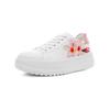 Plateausneaker ARA "Ara Sneaker Lederimitat", Damen, Gr. 40, weiß, Lederimitat, casual, Schuhe