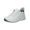 Sneaker ARA "Ara Sneaker Leder", Damen, Gr. 39, weiß (weiß, silber), Leder, casual, Schuhe