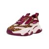 Sneaker STEVE MADDEN "STEVE MADDEN Sneaker Leder/Textil", Damen, Gr. 39, bunt (weiß, lila), Leder, Textil, casual, Schuhe