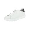 Sneaker GEOX "Geox Sneaker Leder/Textil", Herren, Gr. 42, weiß, navy, Leder, Textil, casual, Schuhe