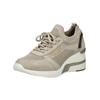 Sneaker MUSTANG SHOES "Mustang Shoes Sneaker Textil", Damen, Gr. 40, beige, Textil, casual, Schuhe