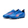 Fußballschuh PUMA "ULTRA 6 PLAY MG JR", Gr. 34, ultra blau, puma weiß, glowing rot, Synthetik, sportlich, Schuhe, für Kunstrasenplätze