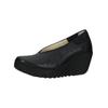 Keilpumps FLY LONDON "Fly London Pumps Leder", Damen, Gr. 38, schwarz, Leder, casual, Schuhe