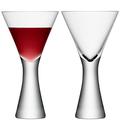 LSA International Moya Wine Glass 395 ml Clear | Set of 2 | Mouthblown and Handmade Glass | MV16