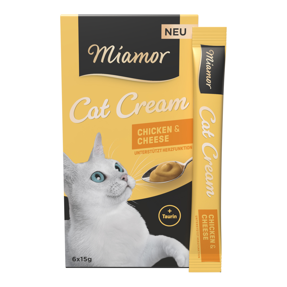 Miamor Cat Cream Pollo e Formaggio - Set %: 66 x 15 g