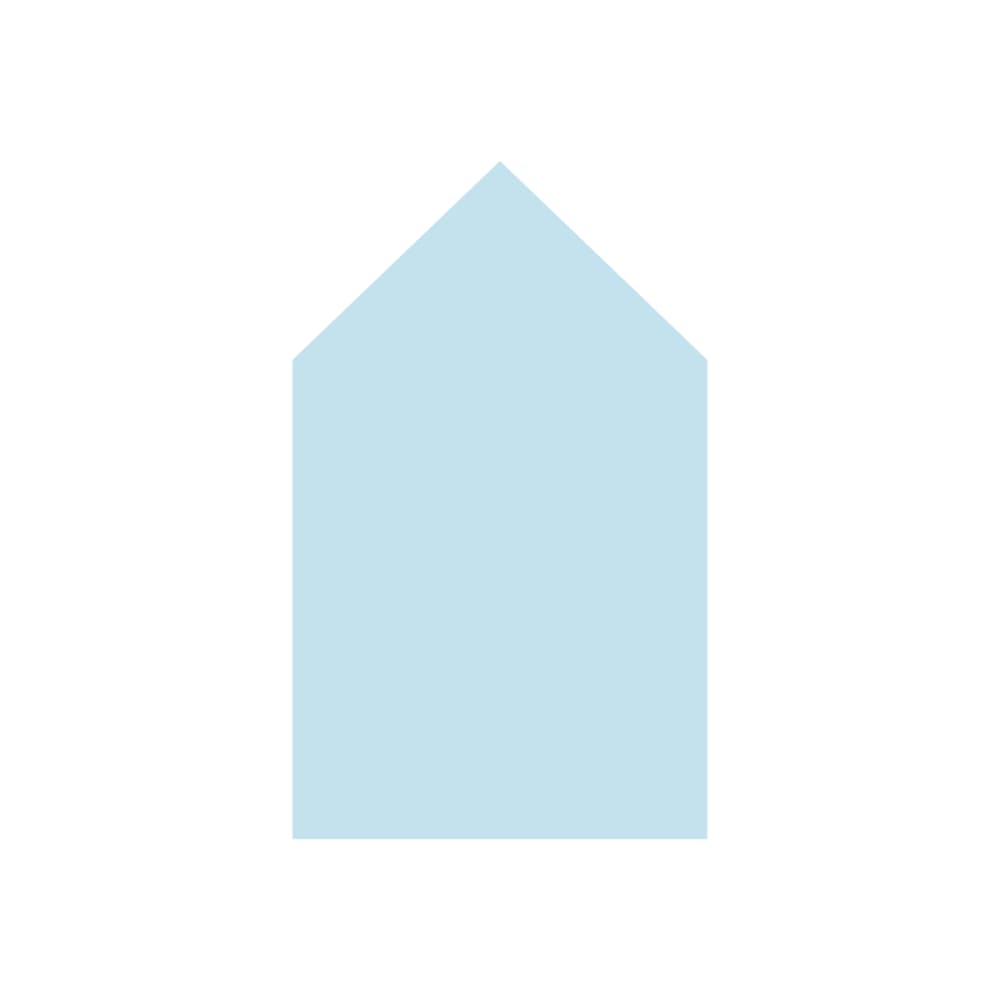 Lavagna adesiva magnetica casa celeste 60x98cm